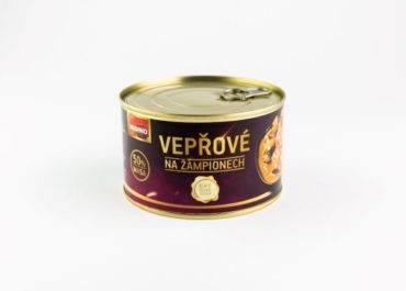 Vepřové na žampionech 50 %, 400 g