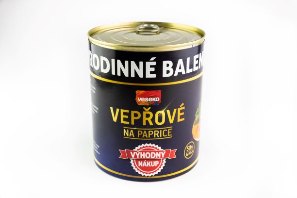 Vepřové na paprice 50 %, 800 g XXL