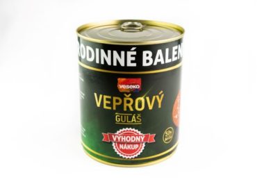 Vepřový guláš 50 %, 800 g XXL