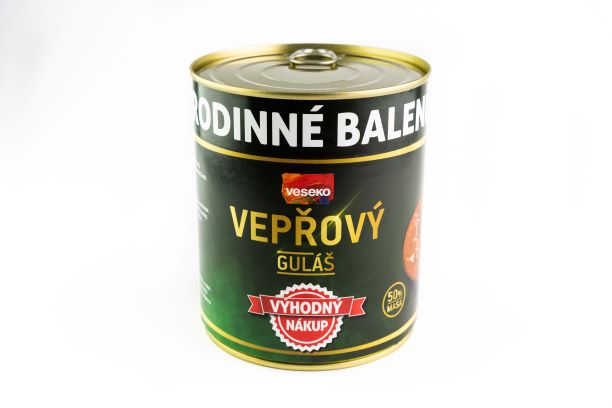 Vepřový guláš 50 %, 800 g XXL