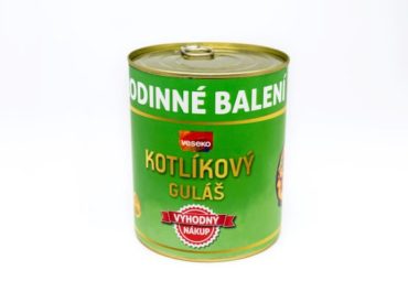 Kotlíkový guláš, 800 g XXL