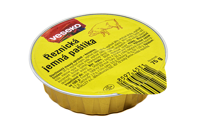 Řeznická jemná paštika, 75 g