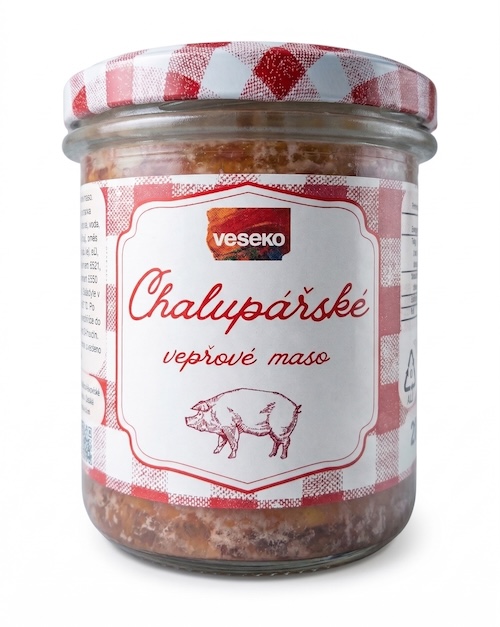 Chalupářské vepřové maso 85 %, 280 g